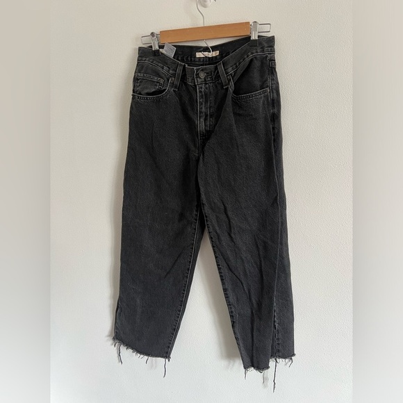 Levi’s Baggy Dad Jeans in Black, size 27 - Picture 4 of 5